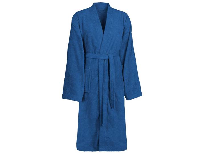 vidaXL Bademantel KINN Blau M Baumwolle