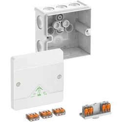SPELSBERG Abzweigdose Steckkl IP66 4qmm Abox SLK-42/w 102x102x57mm quadrat Kunststoff