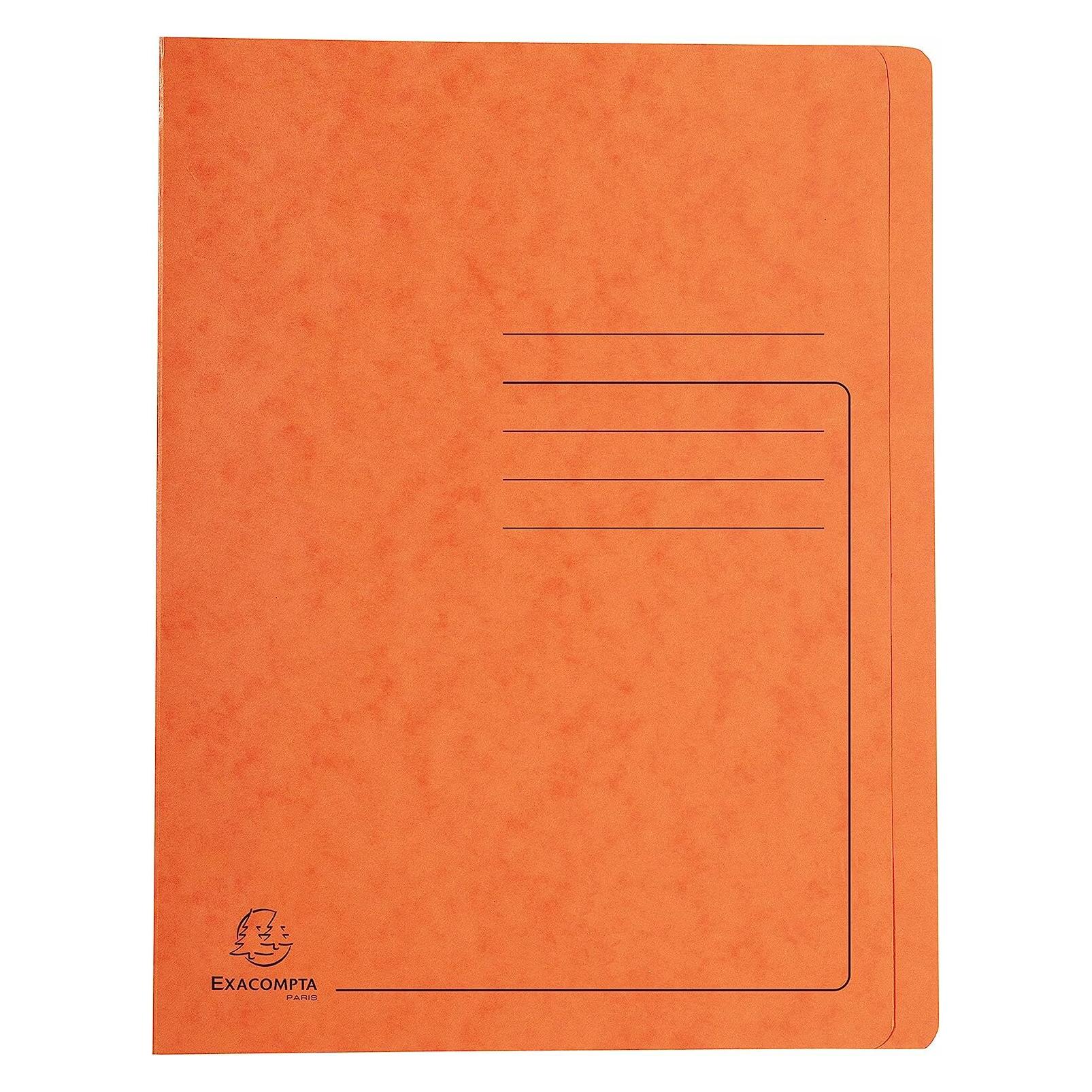 Exacompta 25 Schnellhefter Karton orange DIN A4 (A4, 25x) (39994E)