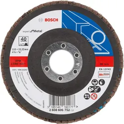 Bosch Fächerschleifscheibe X551 Expert for Metal, gewinkelt - 2608606752