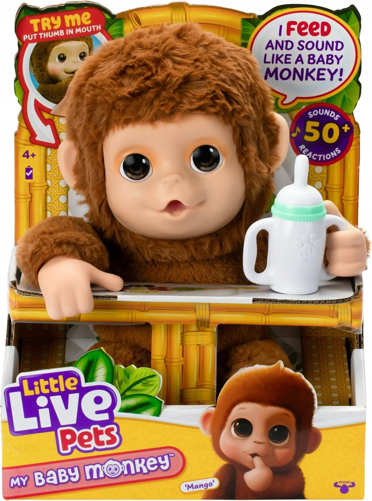 Little Live Pets Mijn kleine aapje Mango van Moose