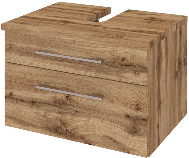 Pharao24.de Waschbeckenkommode im Wildeiche Dekor 60 cm breit
