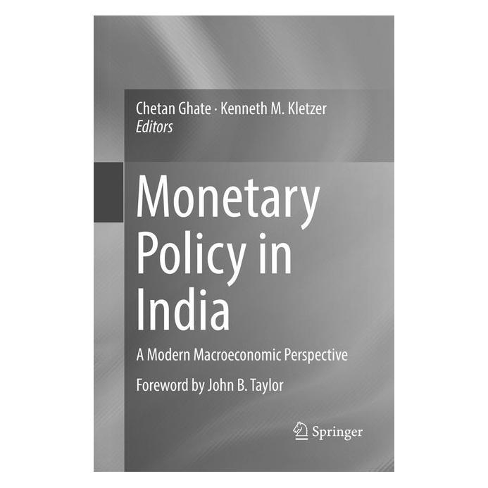 Springer Monetary Policy in India (Englisch, Softcover, Chetan Ghate, Kenneth M. Kletzer) (56006645)