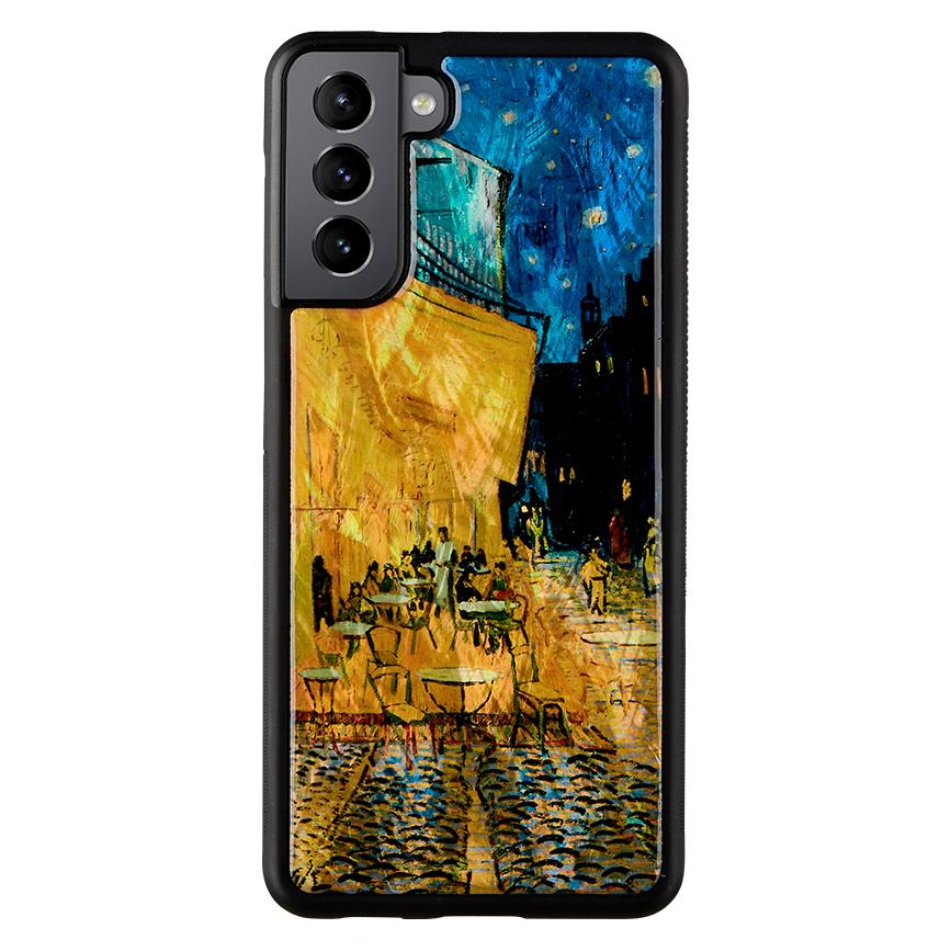 Ikins case for Samsung Galaxy S21+ cafe terrace black (Samsung Galaxy S21+) (K6934J)
