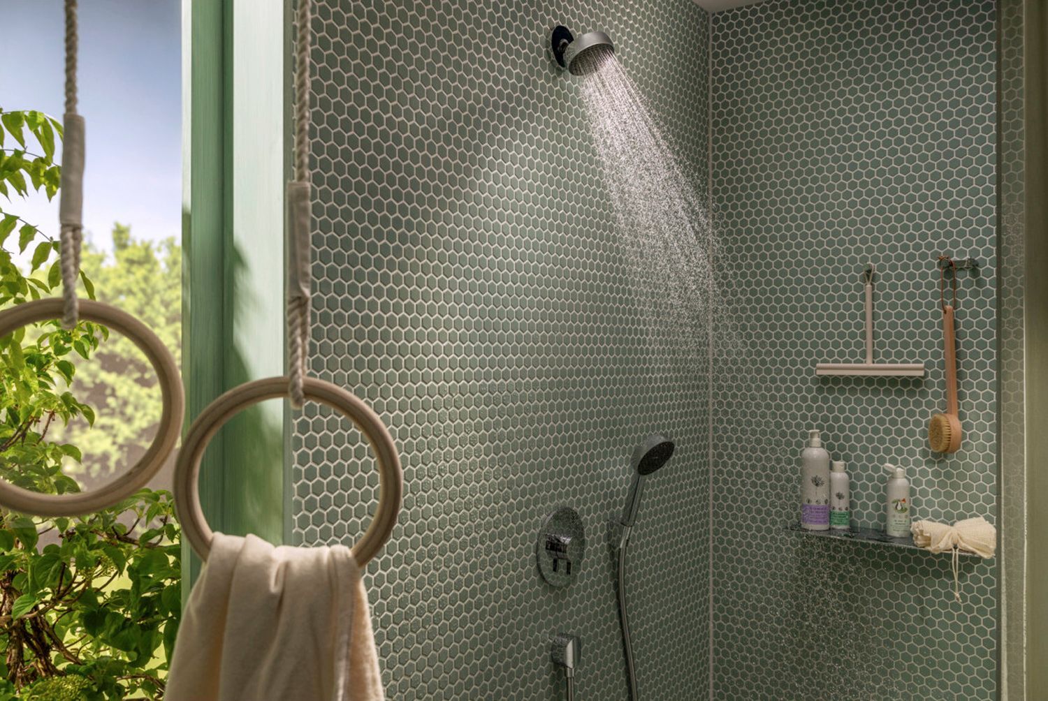 Hansgrohe Activera Select S Kopfbrause 95 2 Strahlarten EcoSmart