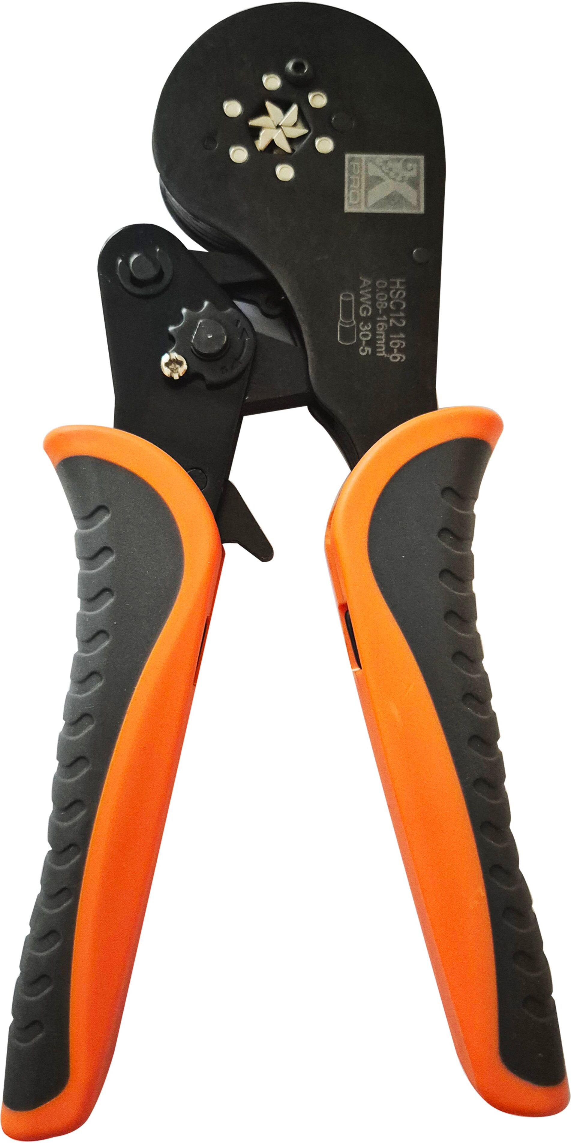 Kraken CRIMPATRICE  AWG30-5 PER TERMINALI BUSSOLA Ø 0,08-16 mm IMPUGNATURA ERGONOMICA