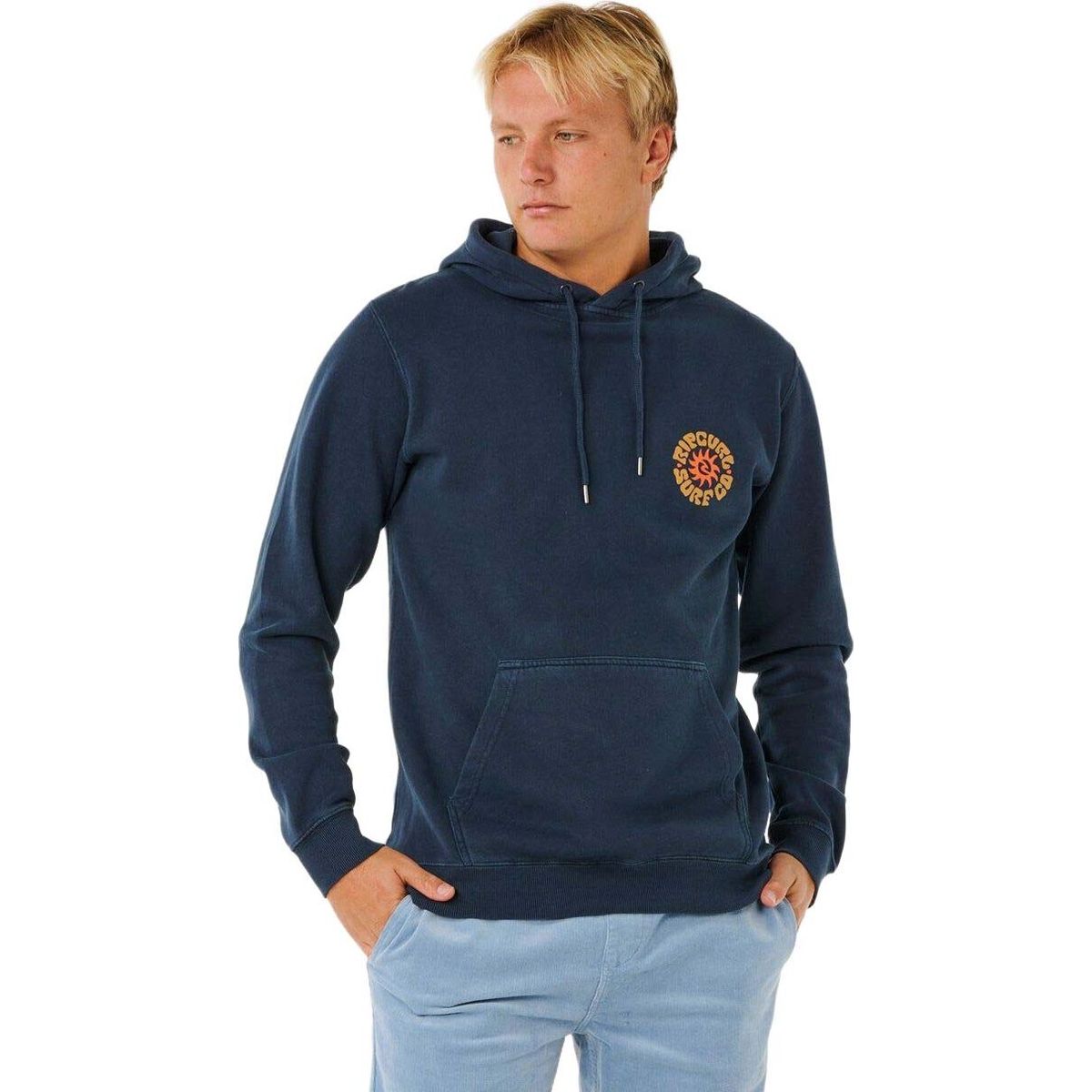 RipCurl Pacific Rinse Hood dark navy (0291) S 0ARMFL-0291-S