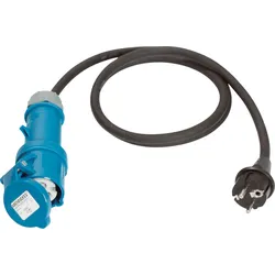 CEE-ADAPTER 3-K - Schutzkontakt-Stecker auf CEE-Kuppl. 230V/16A