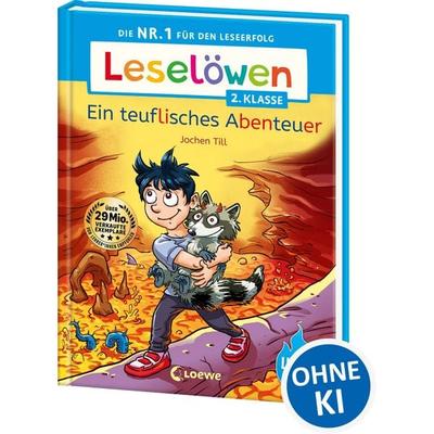 Leselöwen 2. Klasse - Ein teuflisches Abenteuer, Gebundene Ausgabe von Jochen Till, Loewe, 978-3-7432-1285-5