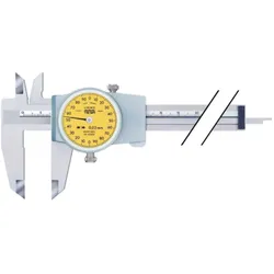 Tesa Technology, Messlehre, Messschieber mit Rundskale 150 mm 0.01 mm (15 cm)
