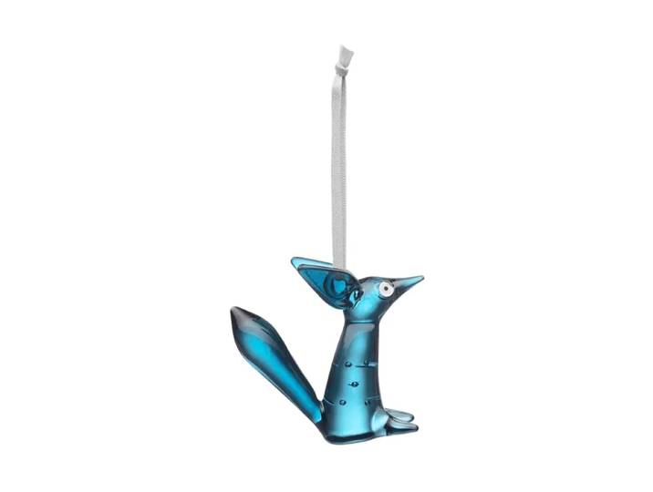 Iittala Décoration en verre Vulpes 8 cm Bleu acier