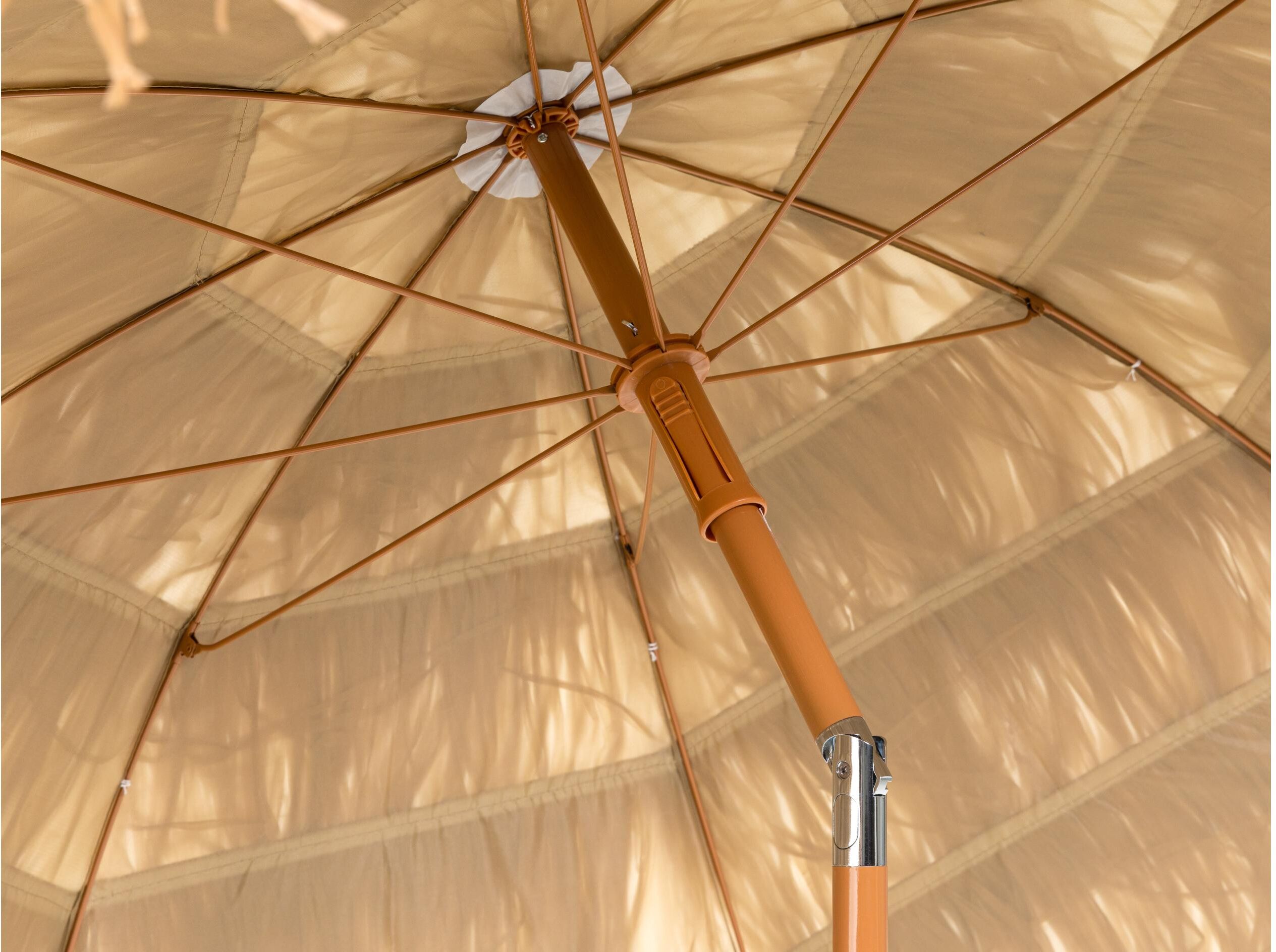 Sonnenschirm KOOR "Sonnenschirm Tiki braun", braun, Standschirme, Sonnenschirm braun Einheitsgröße
