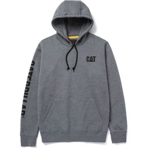 CAT Arbeitspullover TM Banner Hooded Sweatshirt, mit Kapuze, grau, Größe M