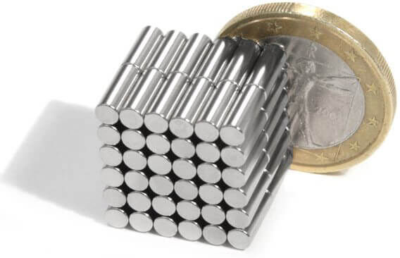 Neodym Stangmagnet 3x8 Mm – Styrke 410 Gram, Lang Stærk Magnet   Brisingi