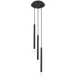 Hängeleuchte Simpl Klar/Schwarz max. 4 Watt