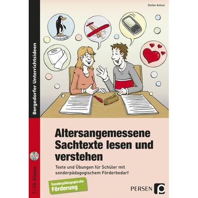 Altersangemessene Sachtexte lesen und verstehen, Set von Stefan Antoni, Persen Verlag in der AAP Lehrerwelt GmbH, 978-3-403-23250-6