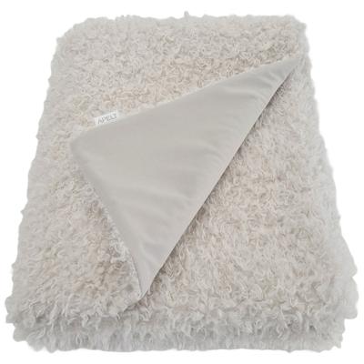Plaid APELT "Missouri 130x170", beige (natur), B:130cm L:170cm, Polyester, Wohndecken, kuschelig weich