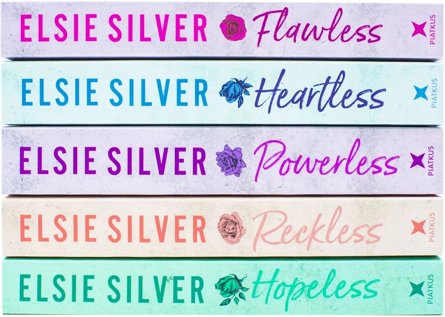 Piatkus Elsie Silver Chestnut Springs Series 5 Books Collection Set (Hopeless, Heartless, Flawless, Powerless, Reckless)