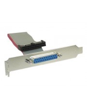 InLine Slot bracket Parallelport IDC 26-polig W bis DB-25 W 34 cm (33225B)
