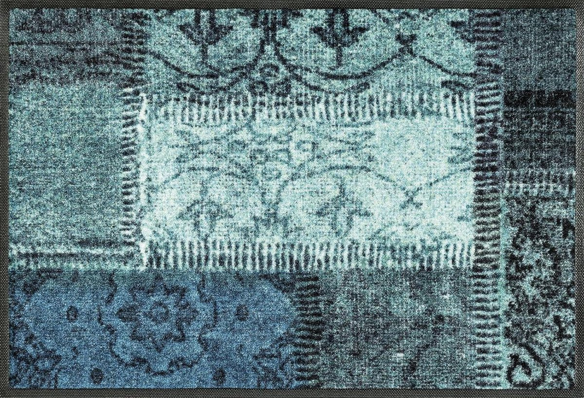 Wash&Dry Grijs Deurmat - Wasbare Schoonloopmat - 50 x 75 cm