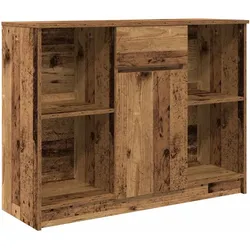 vidaXL Sideboard mit Schublade Altholz-Optik 101x35x76cm Holzwerkstoff