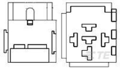 TE Connectivity VCF4-1002 Package 1St.