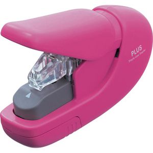 Plus-Japan Heftgerät SL-106AB, 31148, klammerlos, pink, Heftleistung 5 Blatt