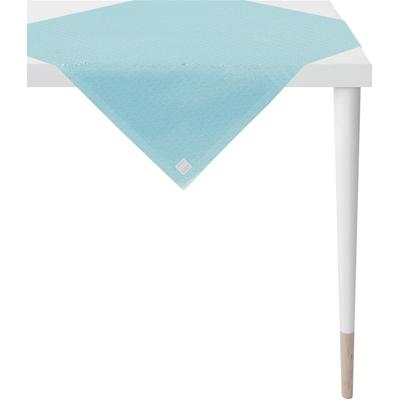 Mitteldecke APELT "3959 Outdoor, Sommerdeko, Sommer", blau (hellblau), B:88cm L:88cm, Polyester, Tischdecken, Mitteldecke, Panama
