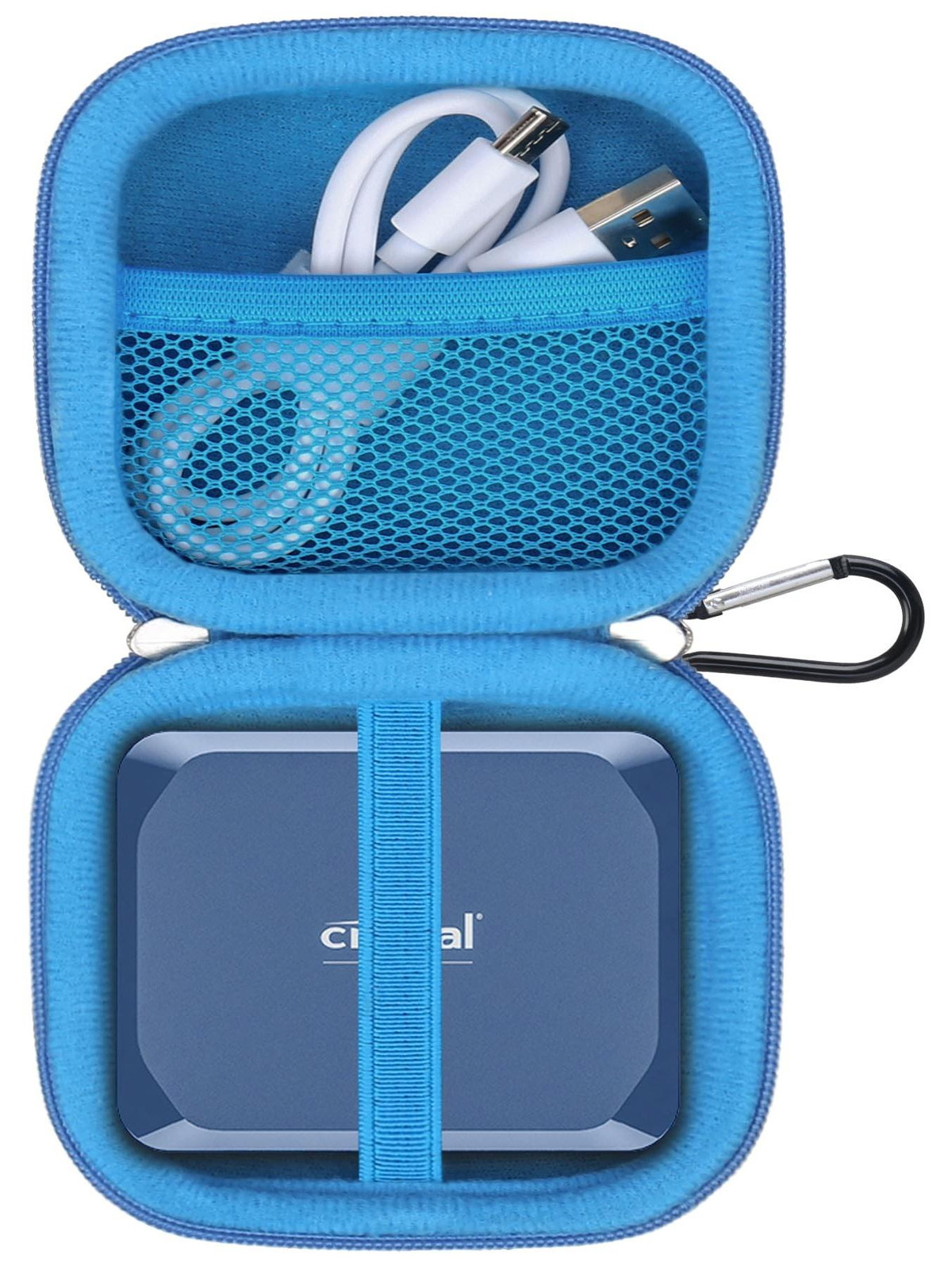 Beschermende Hard Case voor Externe SSD's van 1TB tot 8TB