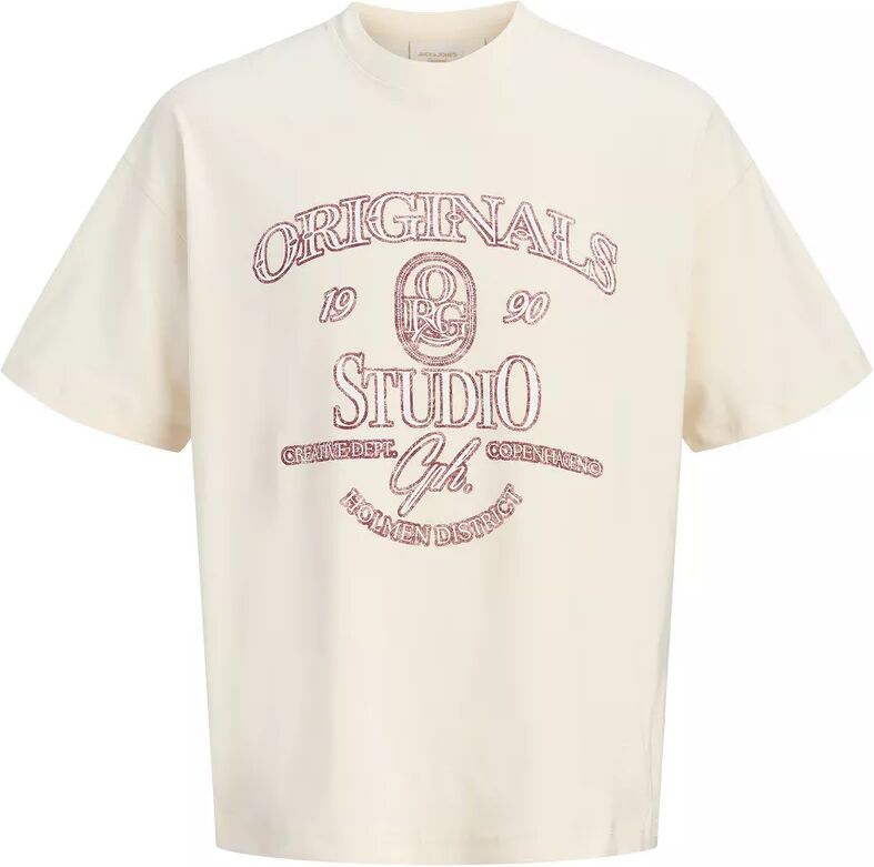 Jack & Jones Junior - T-Shirt, 152, Antikweiss