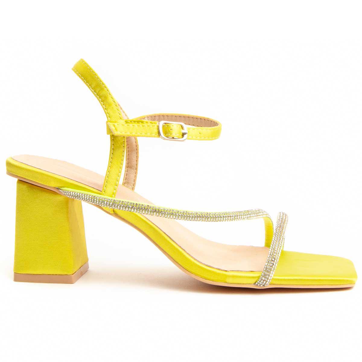 Montevita Heel Sandal Sanndarey Geel