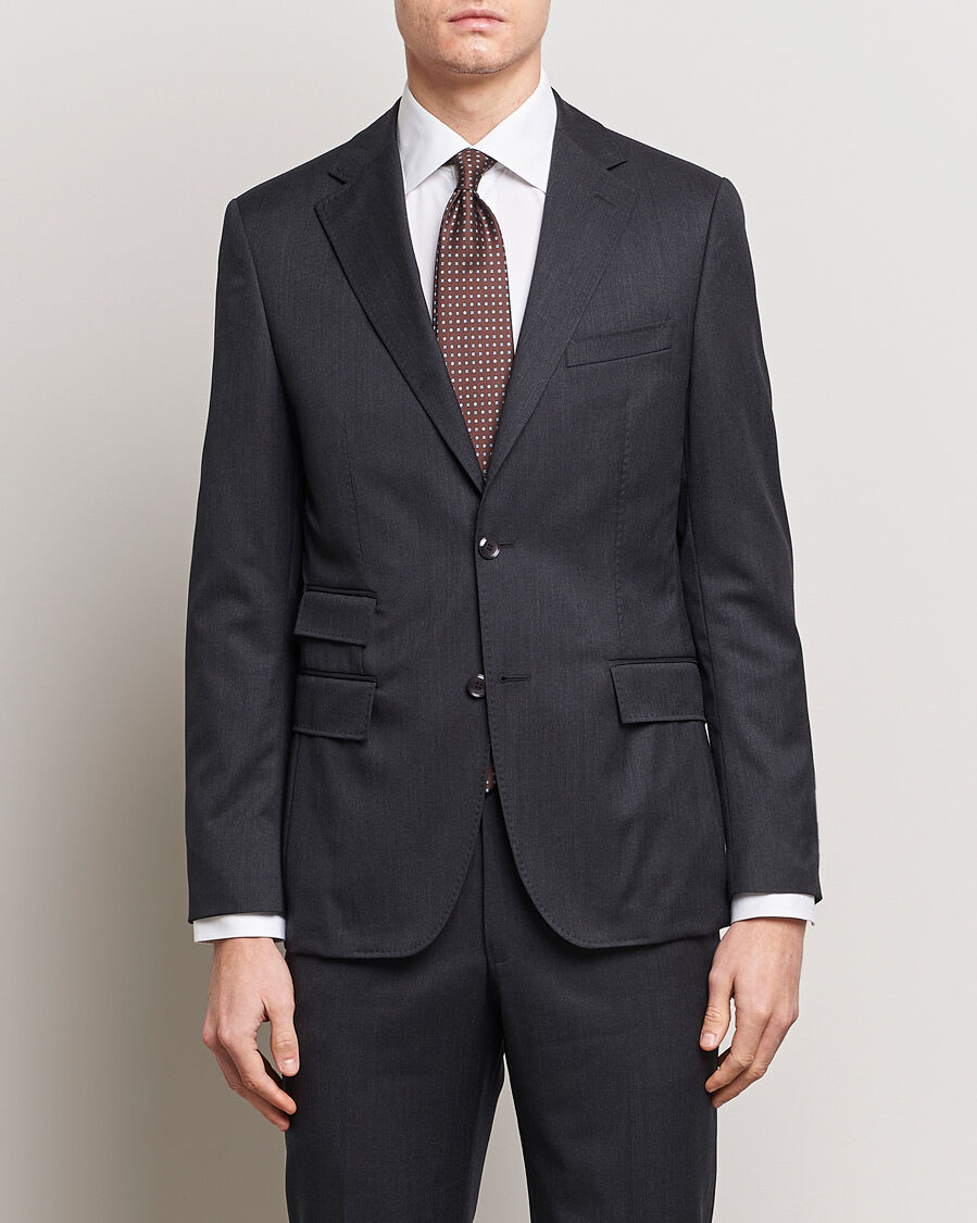 Morris Heritage Prestige Suit Jacket Grey men 50 Grå