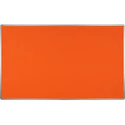 Textiltafel ekoTAB mit Alurahmen, 2000 x 1200 mm, orange