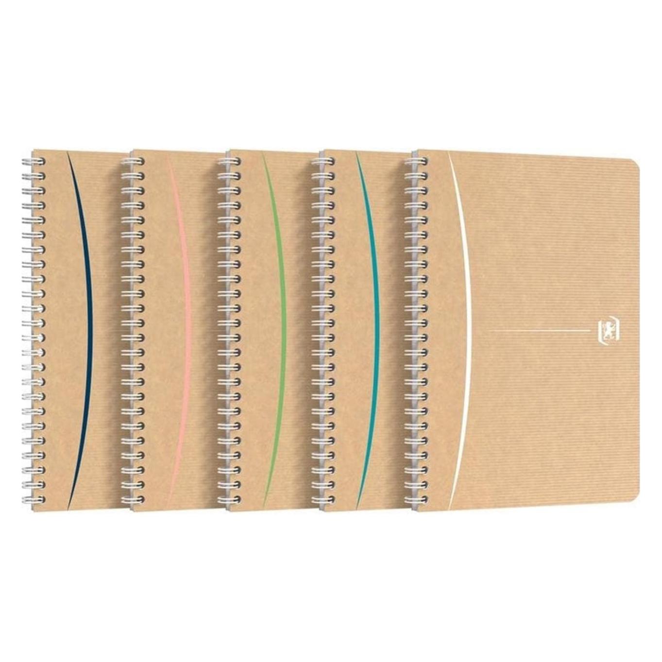 Oxford Touareg Spiralheft A5 liniert (A5, Liniert, Weicher Einband) (400141845)