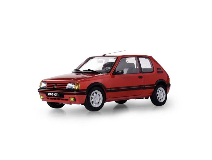 ixo Models Modellauto IXO Peugeot 205 GTI Rot 1:8 Modellauto Metall