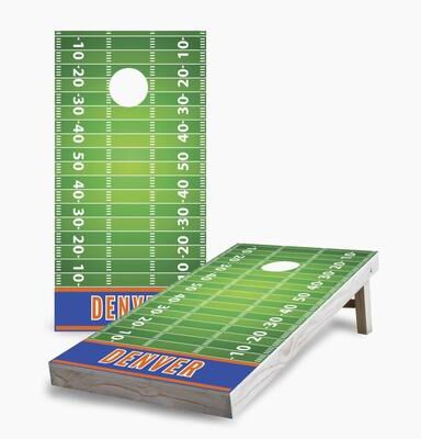 Skip's Garage Denver Broncos Regulation 2x4 Cornhole Game Set
