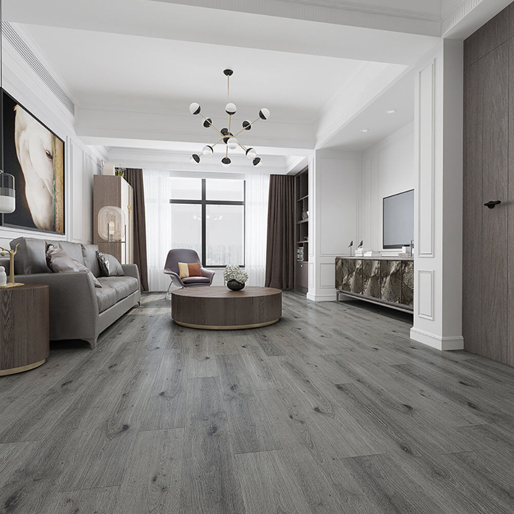 Metro Arnout 2mm Self-adhesive Laminate Flooring in Grey Low-Gloss;Grey 91.5cm L