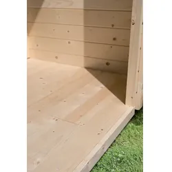 Fußboden zu Karibu 19 mm Gartenhaus Grafenau/Grauburg 7