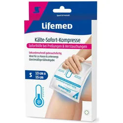 Lifemed, Muskelsalbe + Kühlpad, Sofort-Kältekompresse für Reisen & Sport (10x)