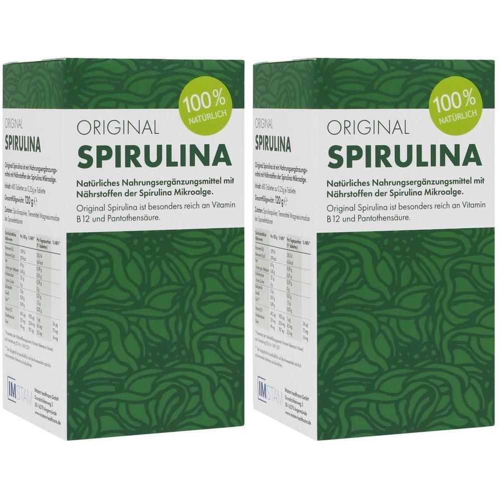 Original Spirulina Tabletten 2x 2x480 St