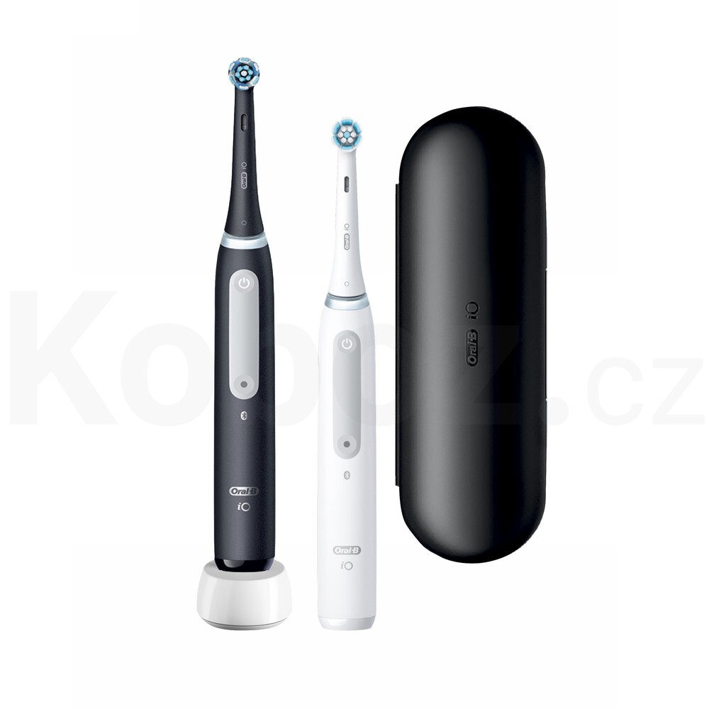 Oral-B iO4 Duo Matt Schwarz/W Elektrische Zahnbürste