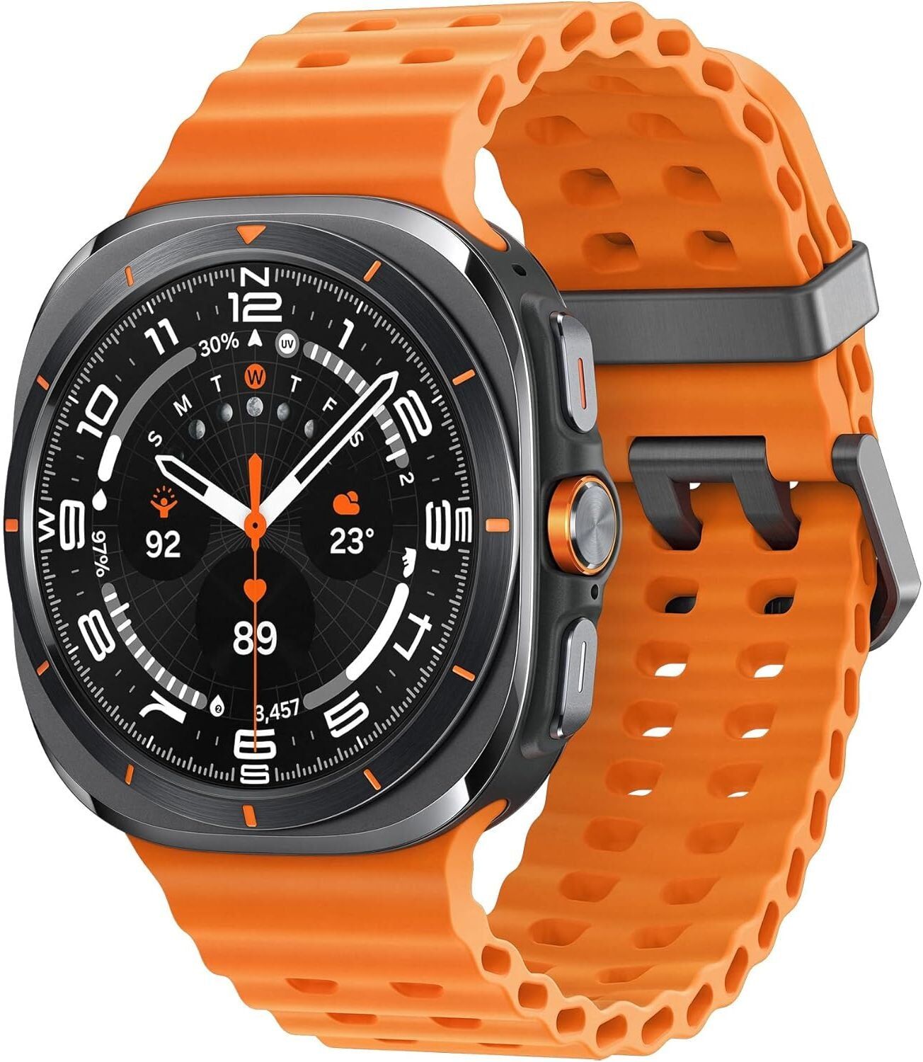 ECLAT Tech Ltd Samsung Galaxy Watch Ultra (2025) Smart Watch - Grey/Orange, New