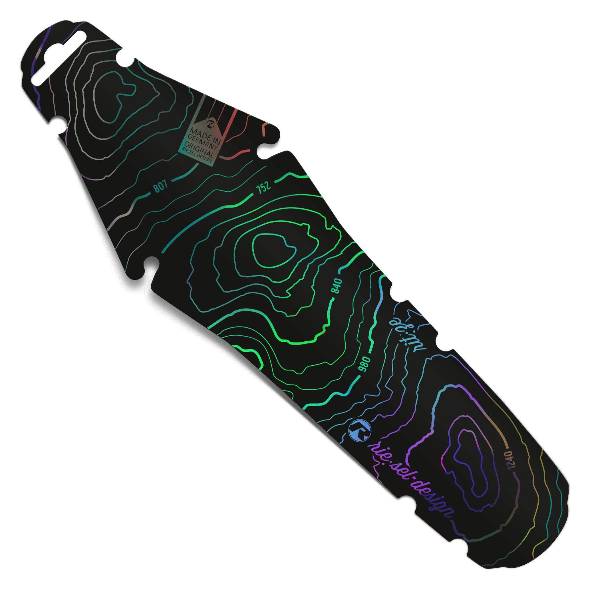 riesel design Spritzschutz rit:ze Höhenlinien (Schutzblech hinten) (FE-R057)