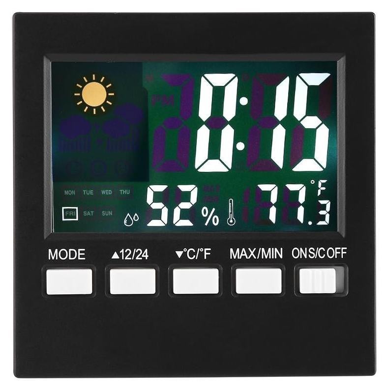 Dripio Digitale hygrometer-thermometer met alarm en weerstation