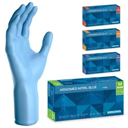 Arnomed Nitril Blue Long - Größe Xl 100 ST