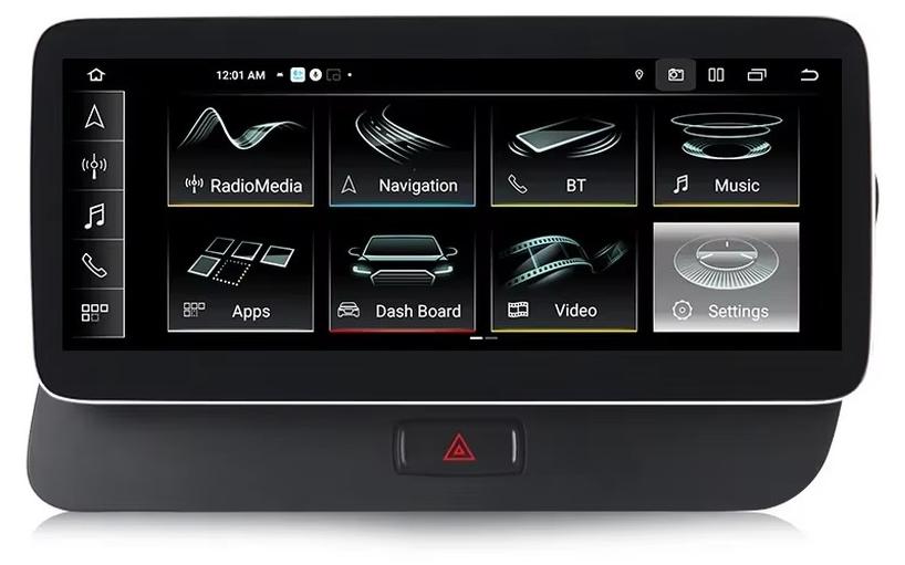Autoradio - Android-14-Multimedia-Player - Für Audi Q5/Q5L FY 2017-2020 - 10,25 Zoll - 4 GB RAM/64 GB Speicher - Ohne GPS - Kabelloses CarPlay
