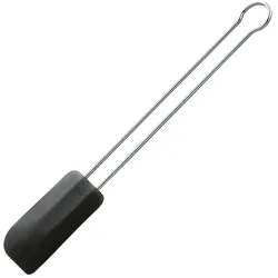 Rosle Rösle Teigschaber Silikon schwarz 20 cm Küchenhelfer Edelstahl 18/10 hitzefest