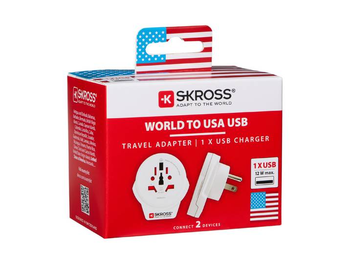 Skross Country World to USA USB