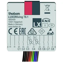 Theben Tasterschnittstelle LUXORliving T8.1