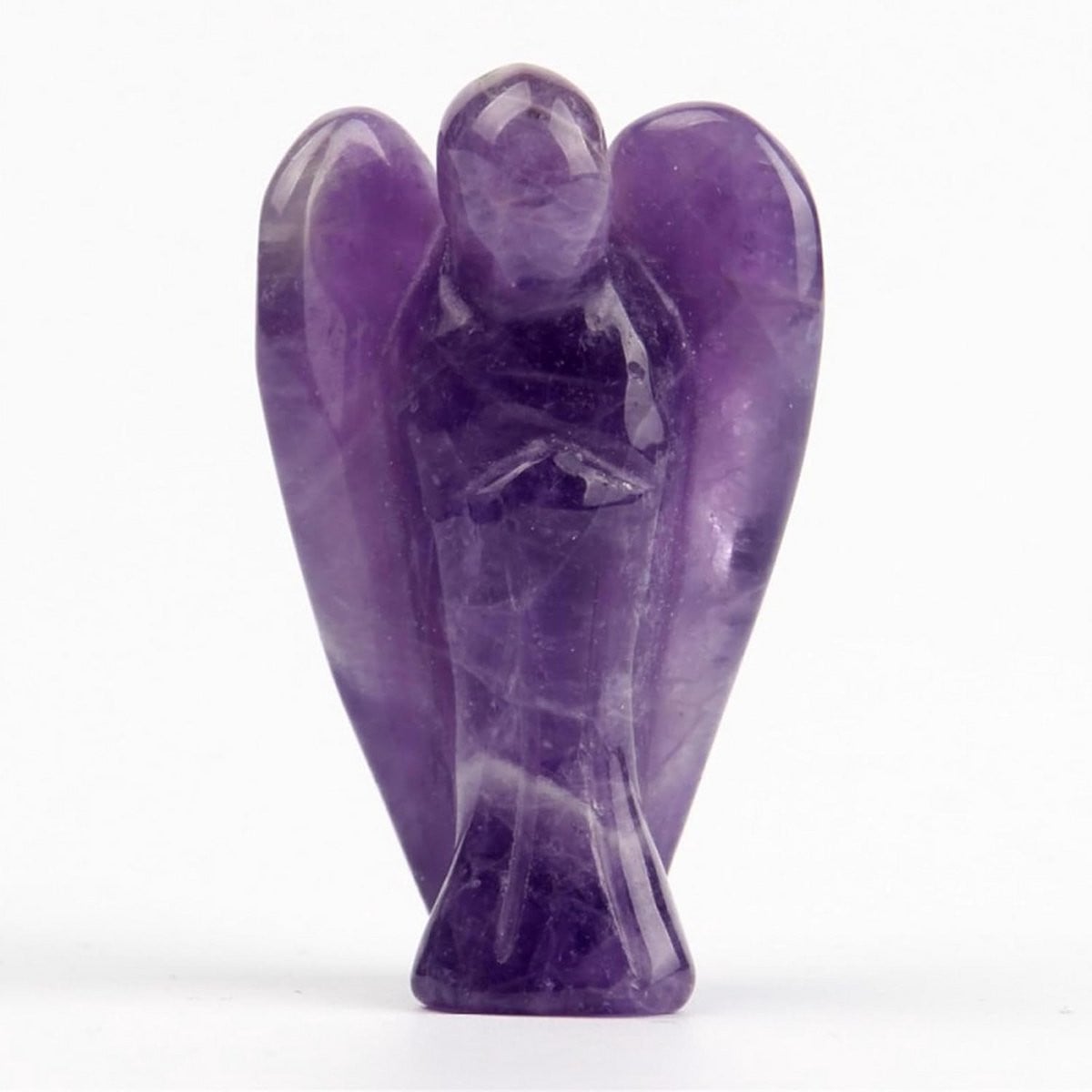 Beschermende Kristallen Engel van Amethist - Helend Ornament voor op tafel